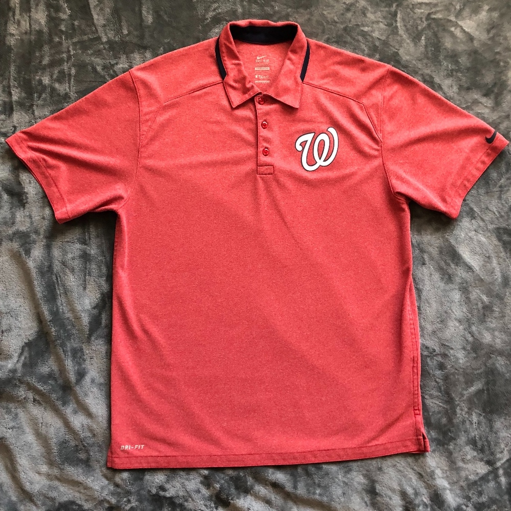 Nike Washington Nationals Baseball Polo